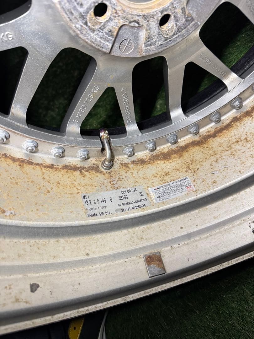 タイヤ・ホイール SSR ms1 pcd100 5h