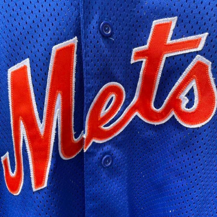 希少 USA製 90´s NY.メッツNOMO16 vintage ゲームシャツ
