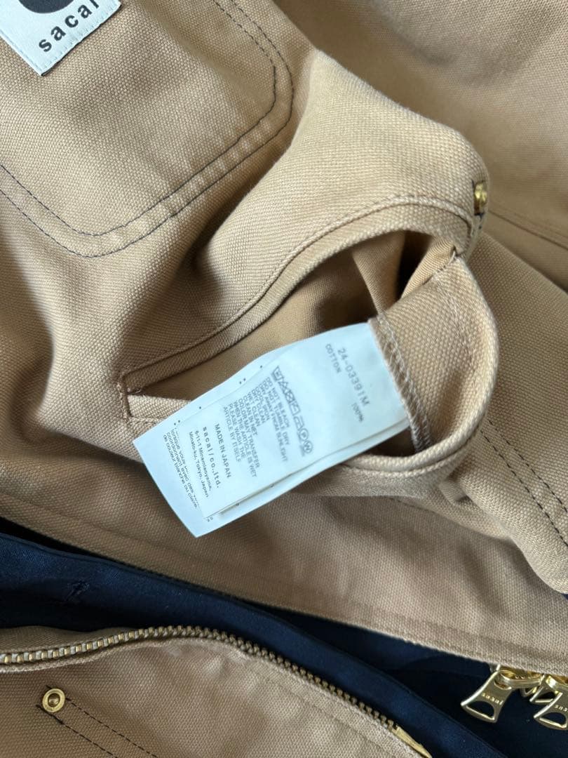ジャケット・アウター sacai Carhartt WIP Reversible DuckJacket