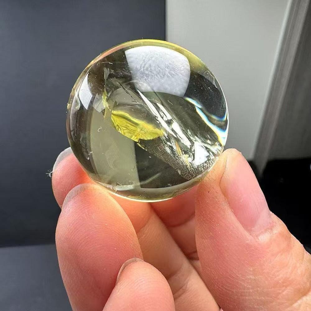 AAAA級金運UPレインボー天然シトリン丸玉B0113/YS/6001/169C - メルカリ