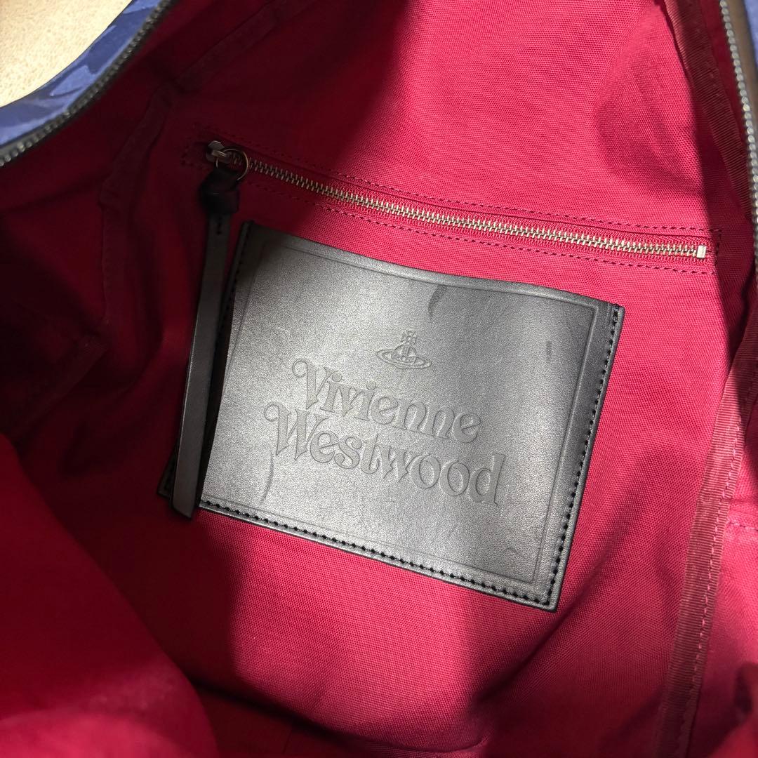 Vivienne Westwood チェッカー ORB リュック ブルー