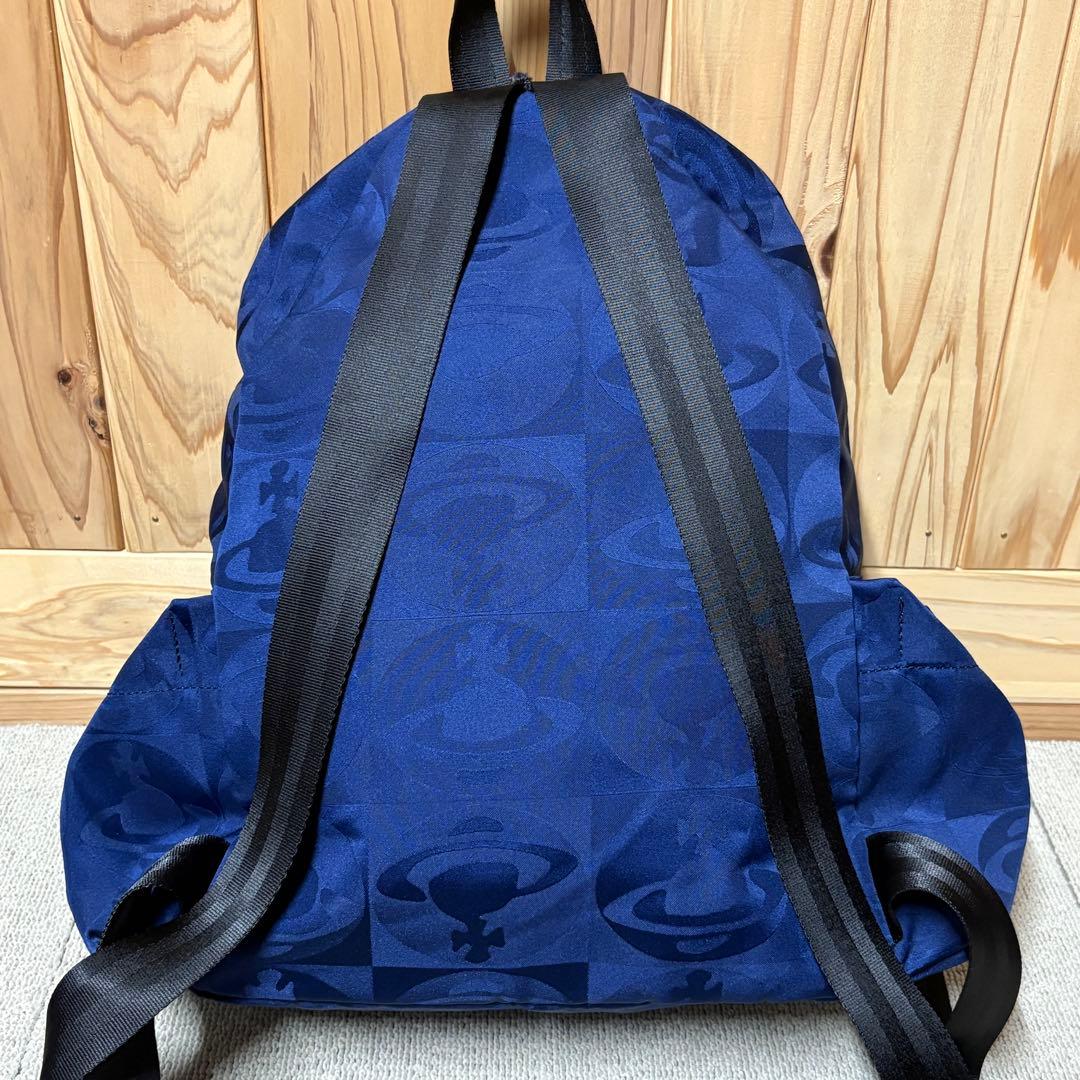 Vivienne Westwood チェッカー ORB リュック ブルー