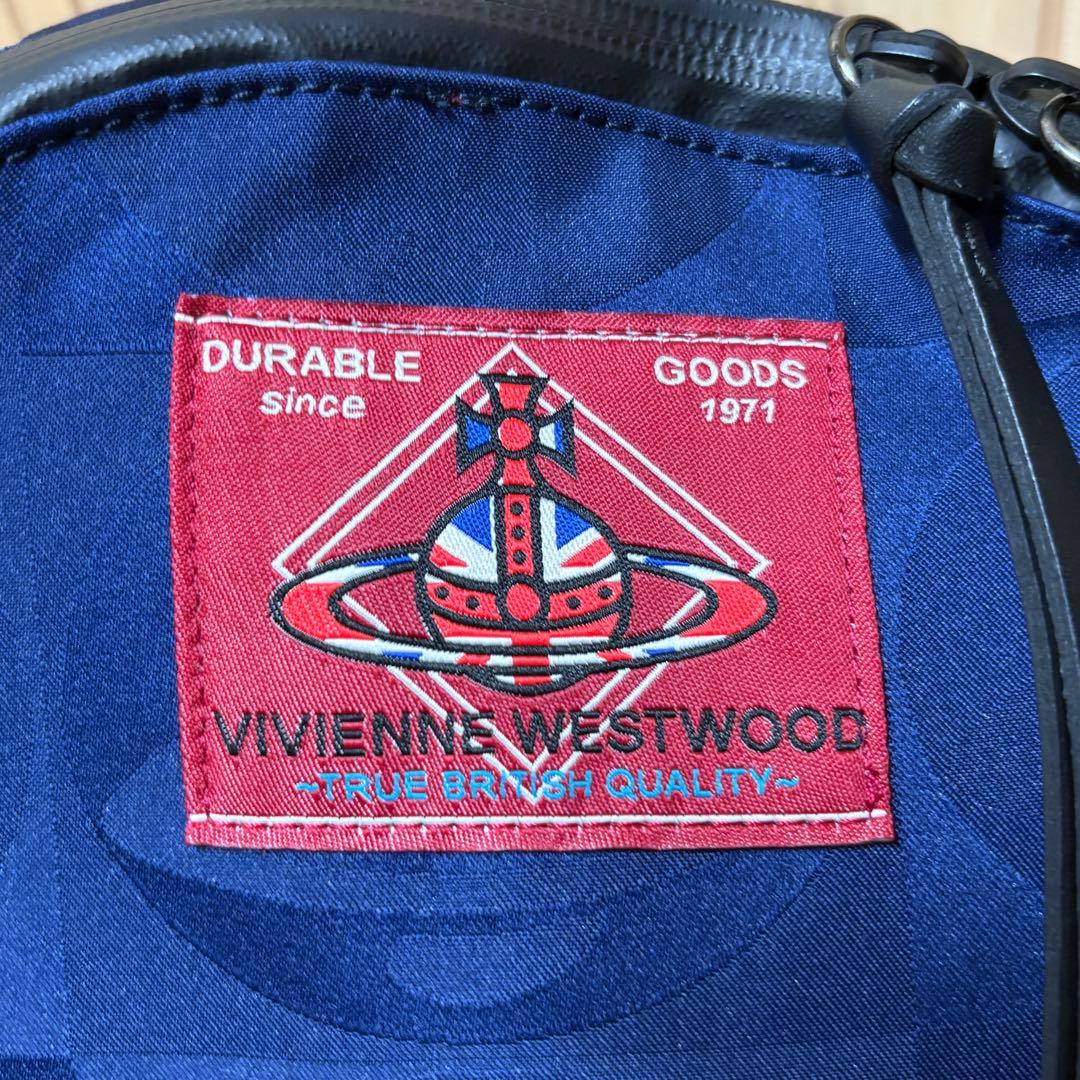Vivienne Westwood チェッカー ORB リュック ブルー