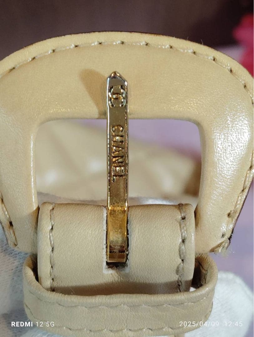 極美品 CHANEL マトラッセ ボディバッグ ココマーク ラムスキン GD金具