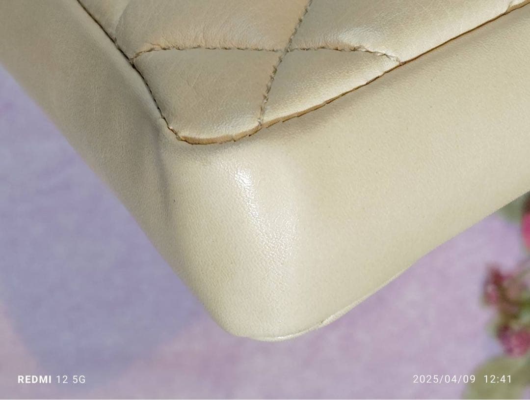 極美品 CHANEL マトラッセ ボディバッグ ココマーク ラムスキン GD金具