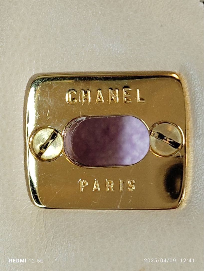 極美品 CHANEL マトラッセ ボディバッグ ココマーク ラムスキン GD金具