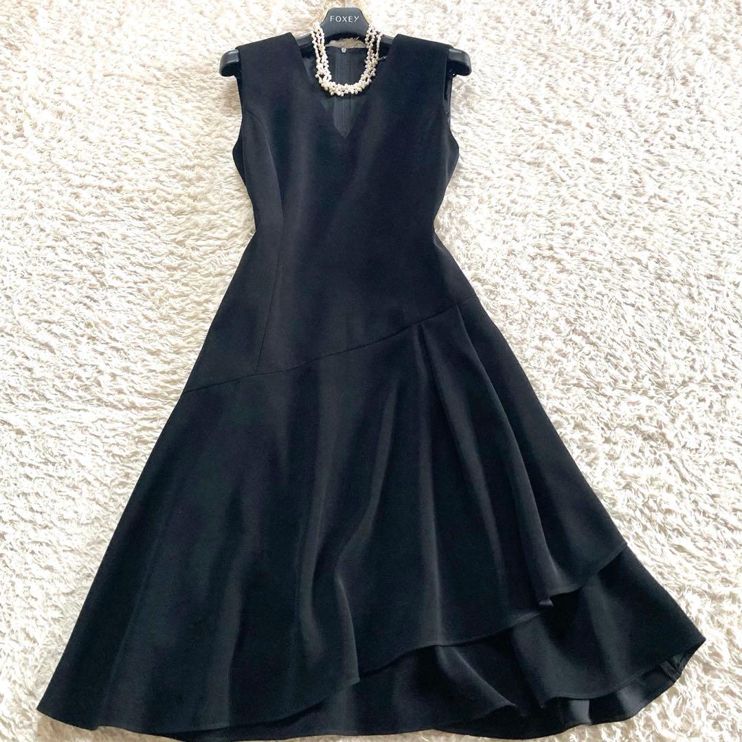 【極美品 '23年】デイジーリンフォクシー フレアドレス クールエレガンス 黒