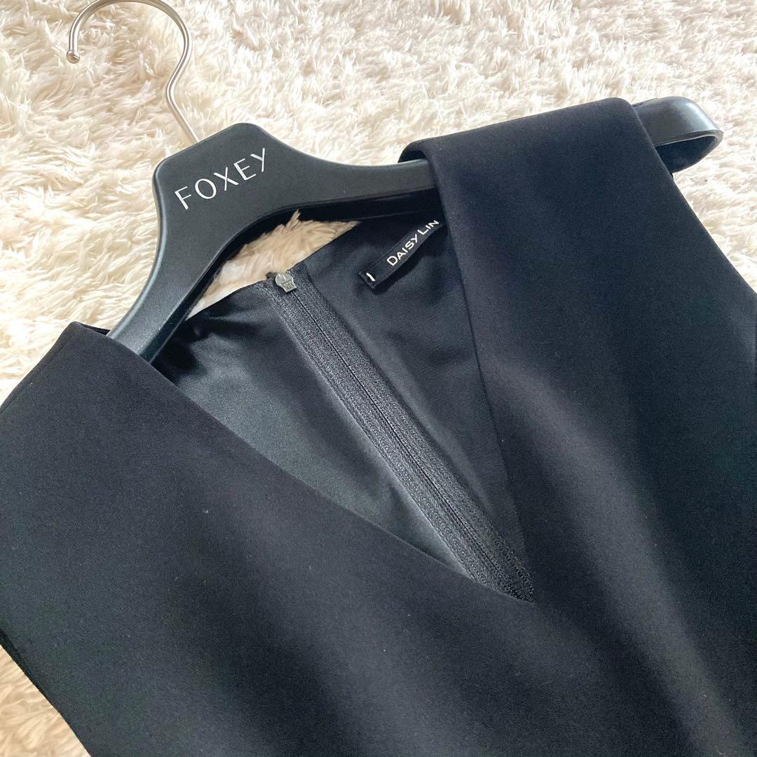【極美品 '23年】デイジーリンフォクシー フレアドレス クールエレガンス 黒