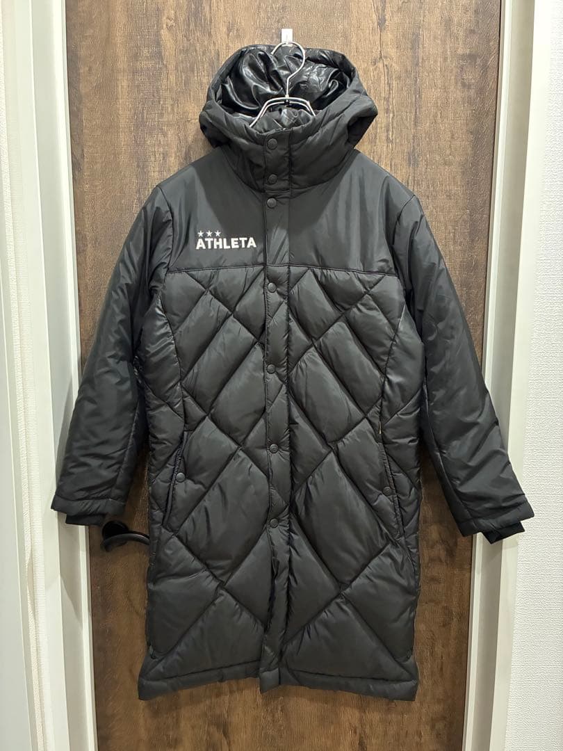 定価15,000円 アスレタ ベンチコート 140 ベンチダウン ダウンコート