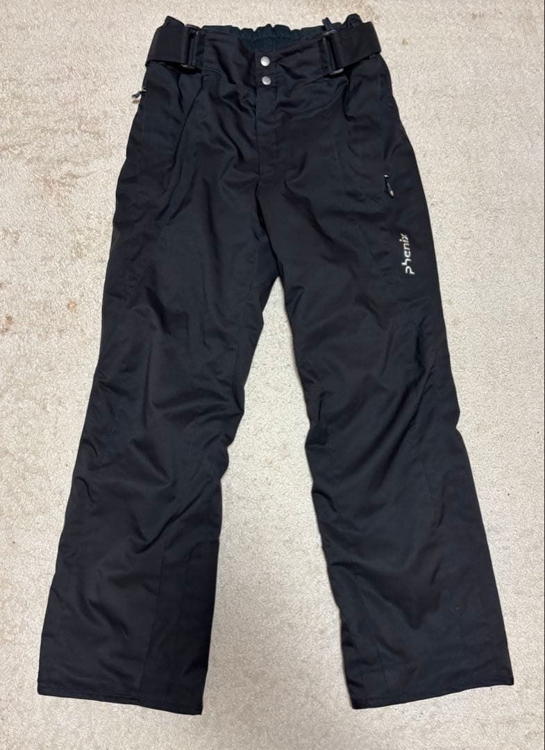 Phenix メンズ スキーウェア Mサイズ ブラック オレンジ 上下セット