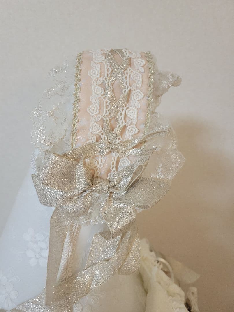 BABY 月夜の森のAURORAsoiree柄 jsk ヘッドドレス付き