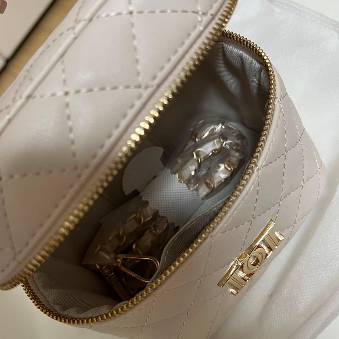 Darich ダーリッチ キルティングスクエアミニバッグ バニティバッグ