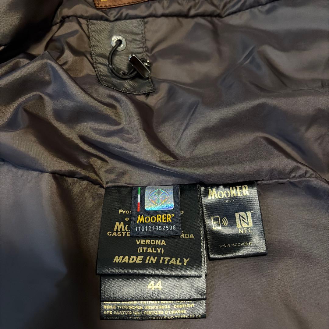 ムーレーダウンコート 伊勢丹限定 ［KURO］クロ ブラウン サイズ44