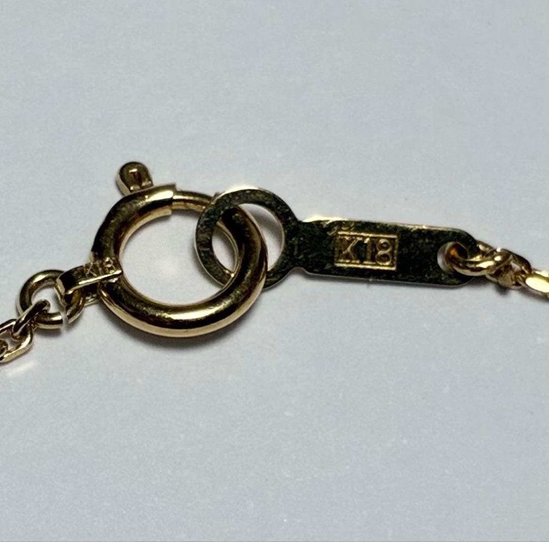 k18 ベビーパール 真珠　ステーションブレスレット