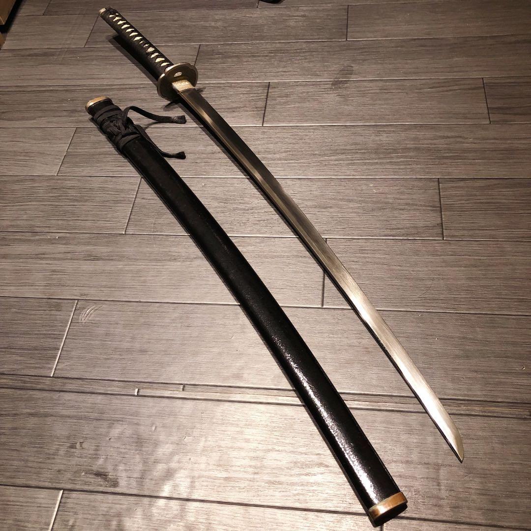 高級模造刀　高級居合刀　亜合金刀身　名刀　居合刀　銀鍔