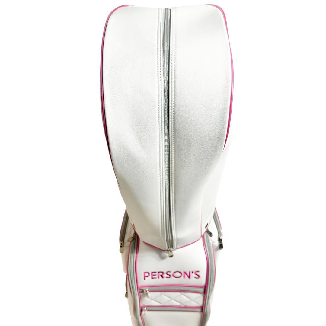 新品未使用 persons レディース ゴルフ8本セット L キャディバッグ付