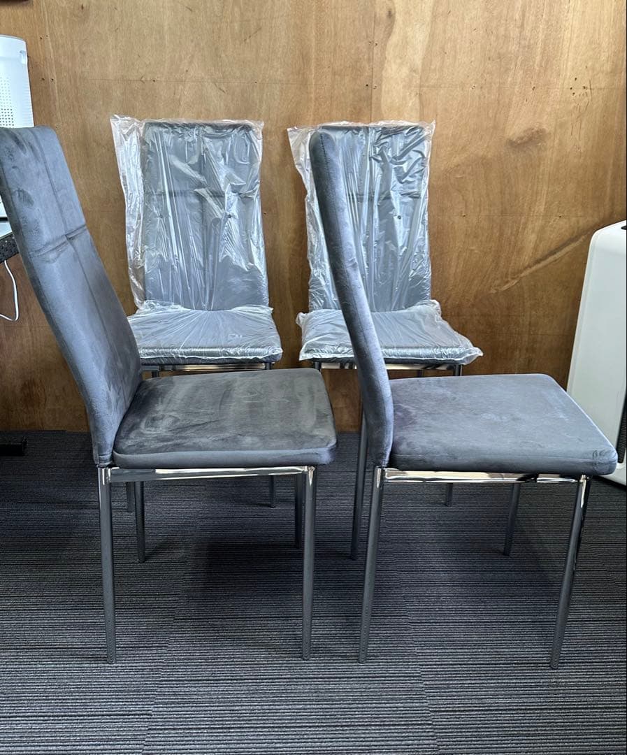 期間限定 ダイニングチェア インテリア 椅子 4脚セット グレー