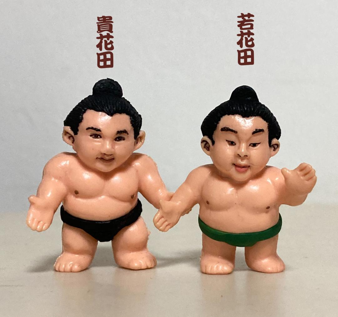 大相撲力士 塗装消しゴム 貴花田、若花田、小錦、曙、安芸ノ島、寺尾