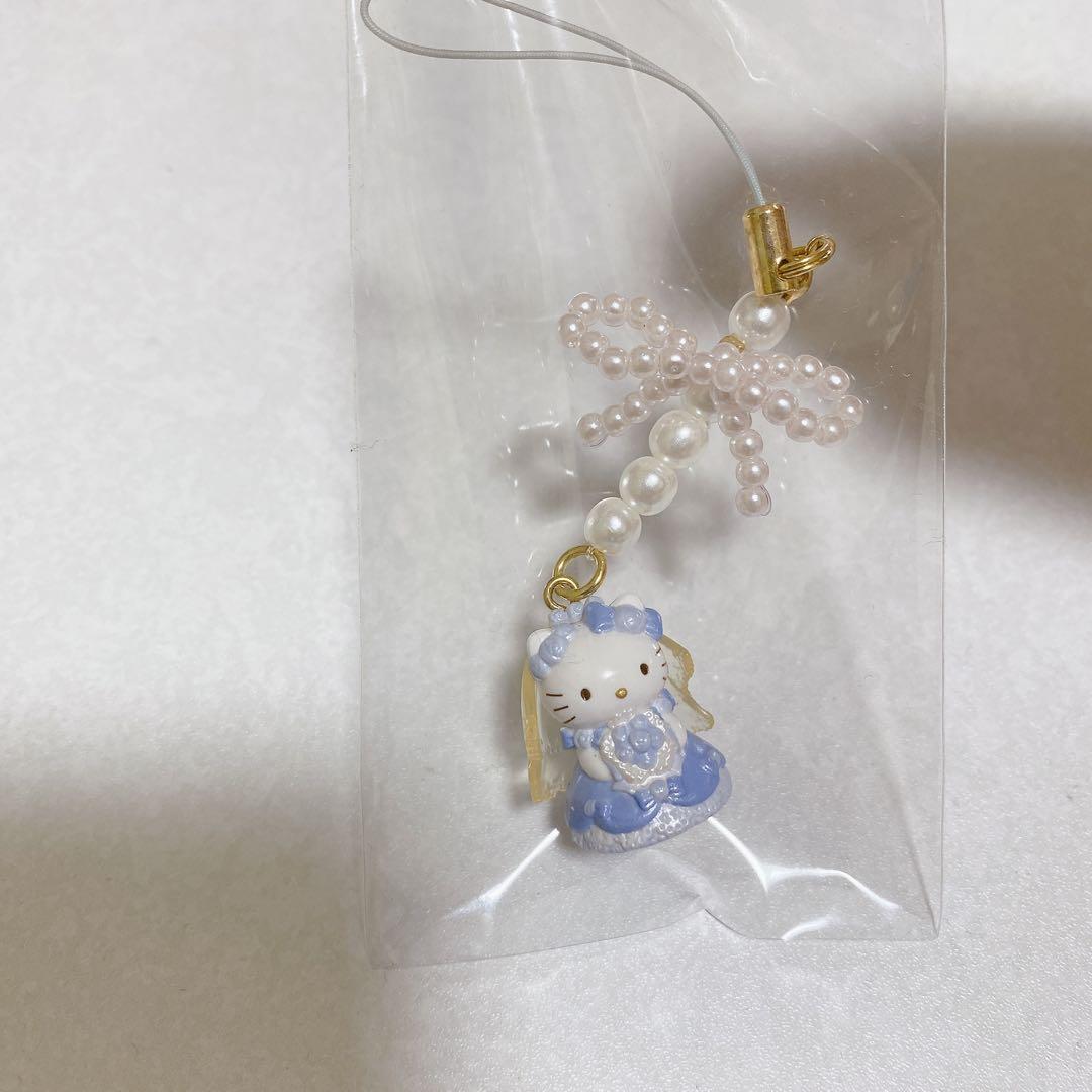 激レア！ウエディング ハローキティ 2001年 ブルー ストラップ