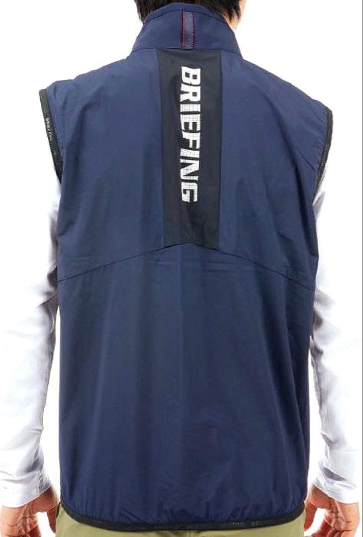 BRIEFING GOLF MS WIND VEST（NAVY／M）