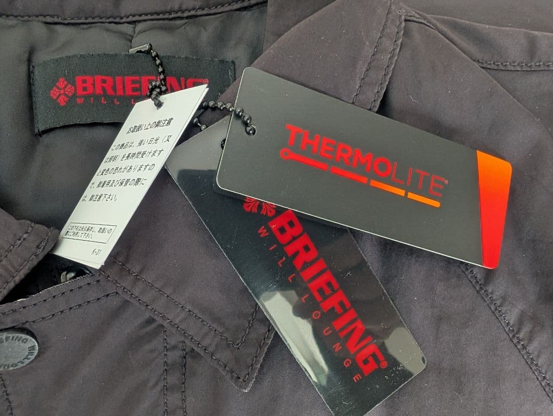 BRIEFING ブラック ステンカラーコート　Ｍサイズ