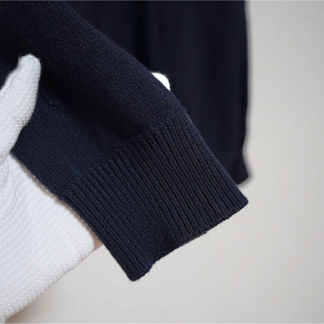 【HERMES】エルメス ボヤージュ ニット Hロゴ Vネック セーター　新作