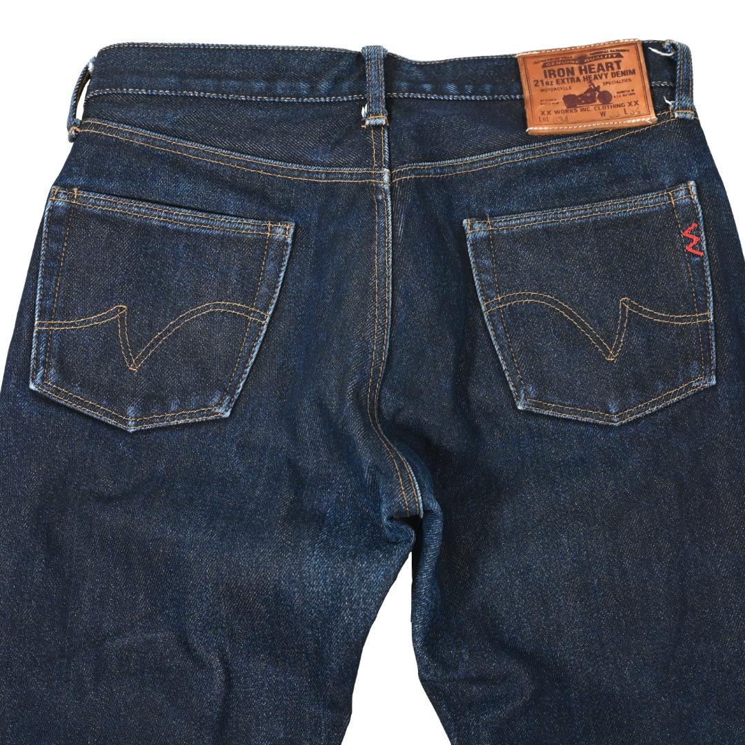 アイアンハート 634 21oz ヘビーオンスジーンズ W33