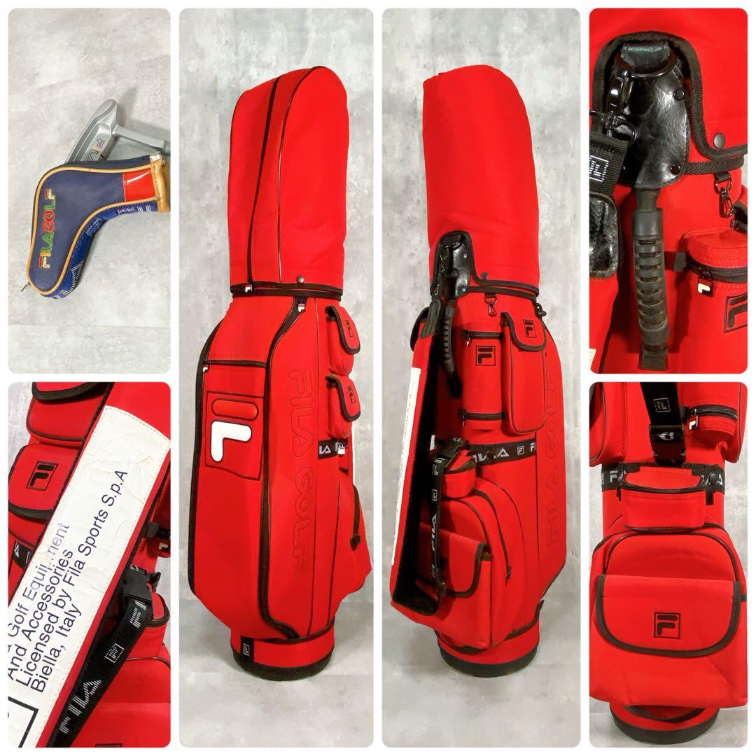 V538 FILA レディース ゴルフ クラブ セット 初心者 ビギナー 赤