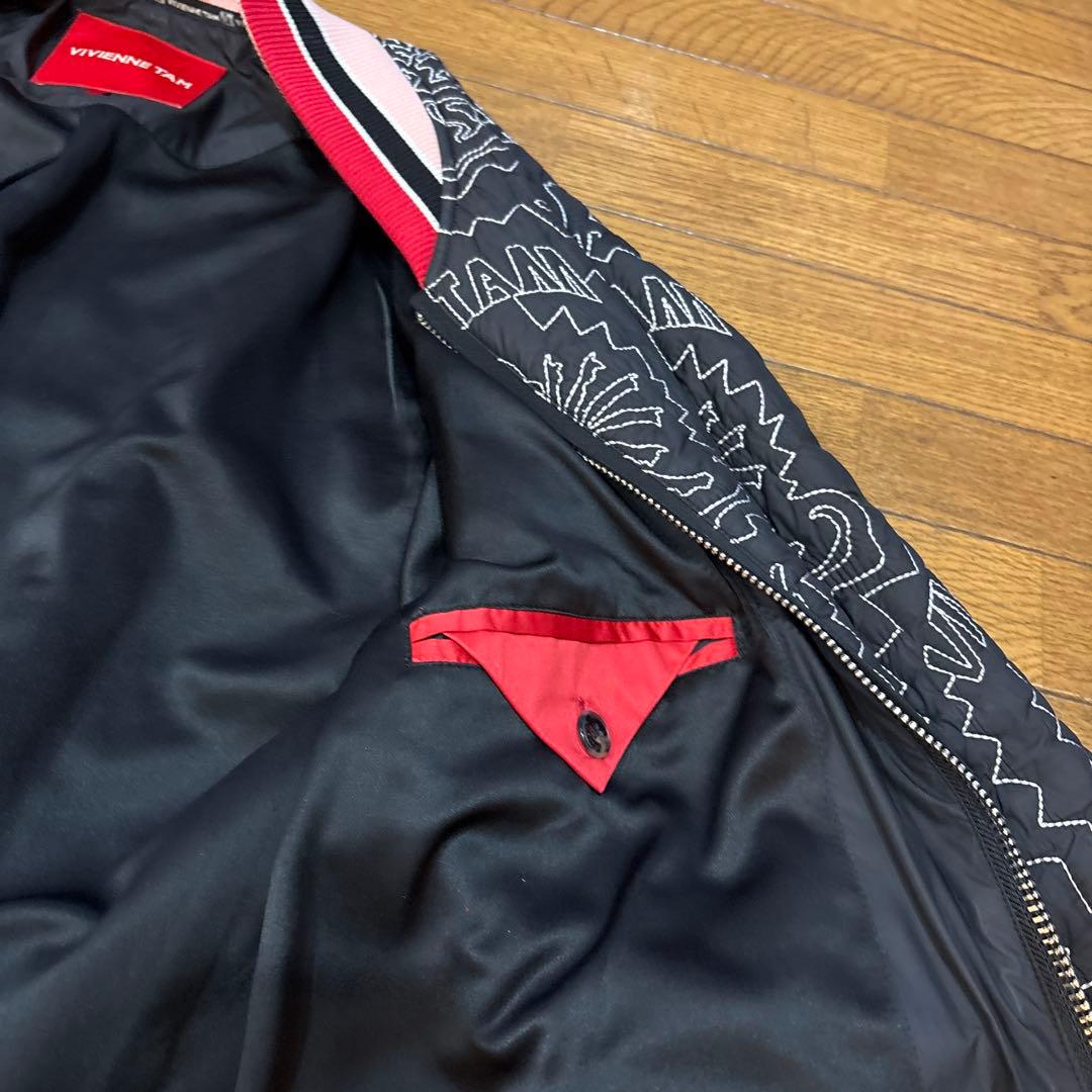 VIVIENNE TAM 刺繍モッズコート - メルカリ