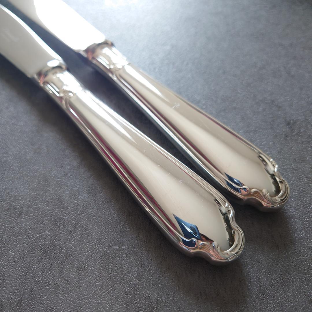 希少 美品 クリストフル ポンパドール テーブルナイフ 2点 - メルカリ