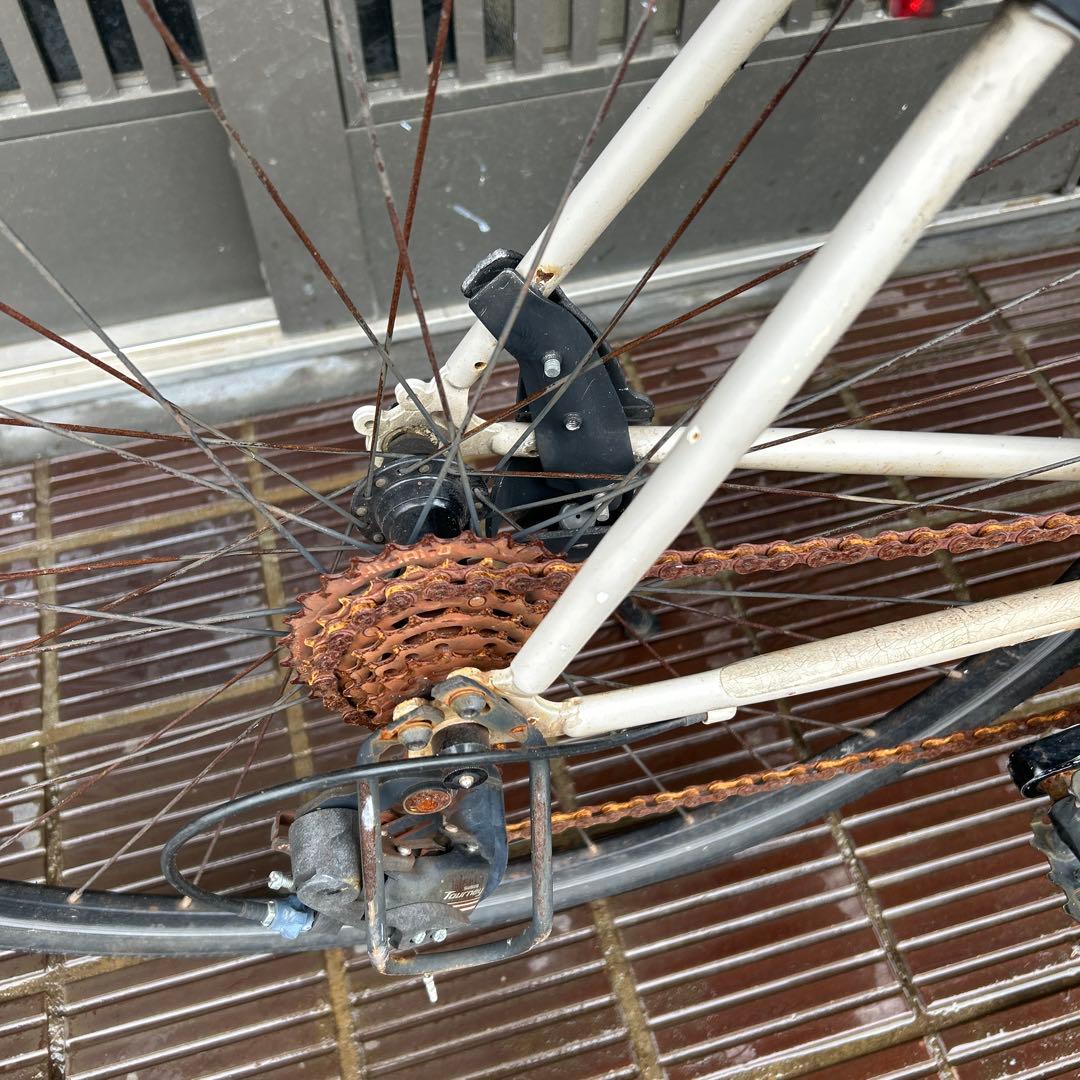 REUNION 530MM アルミフレーム ロードバイク ホワイト/ブラック