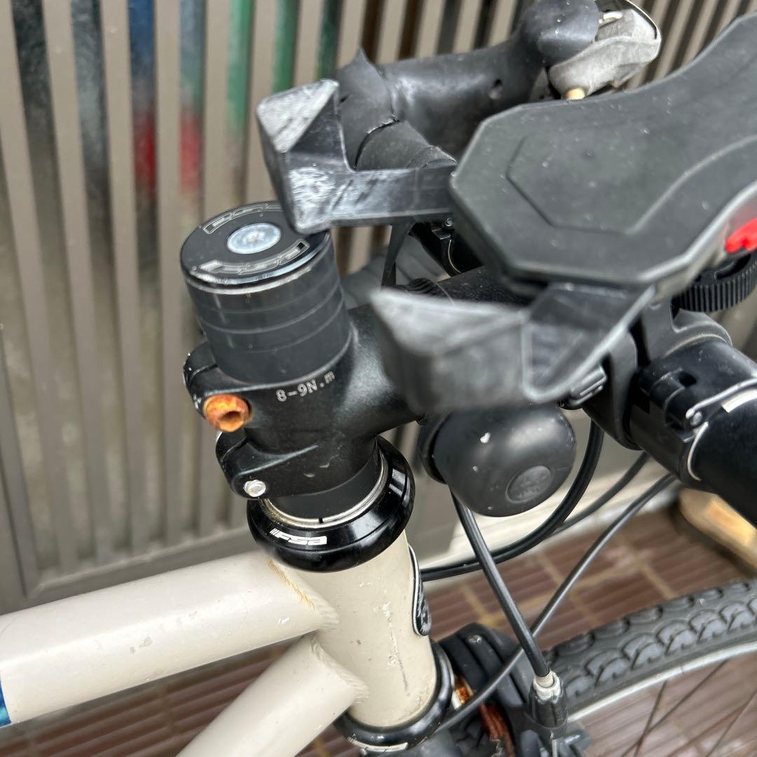 REUNION 530MM アルミフレーム ロードバイク ホワイト/ブラック