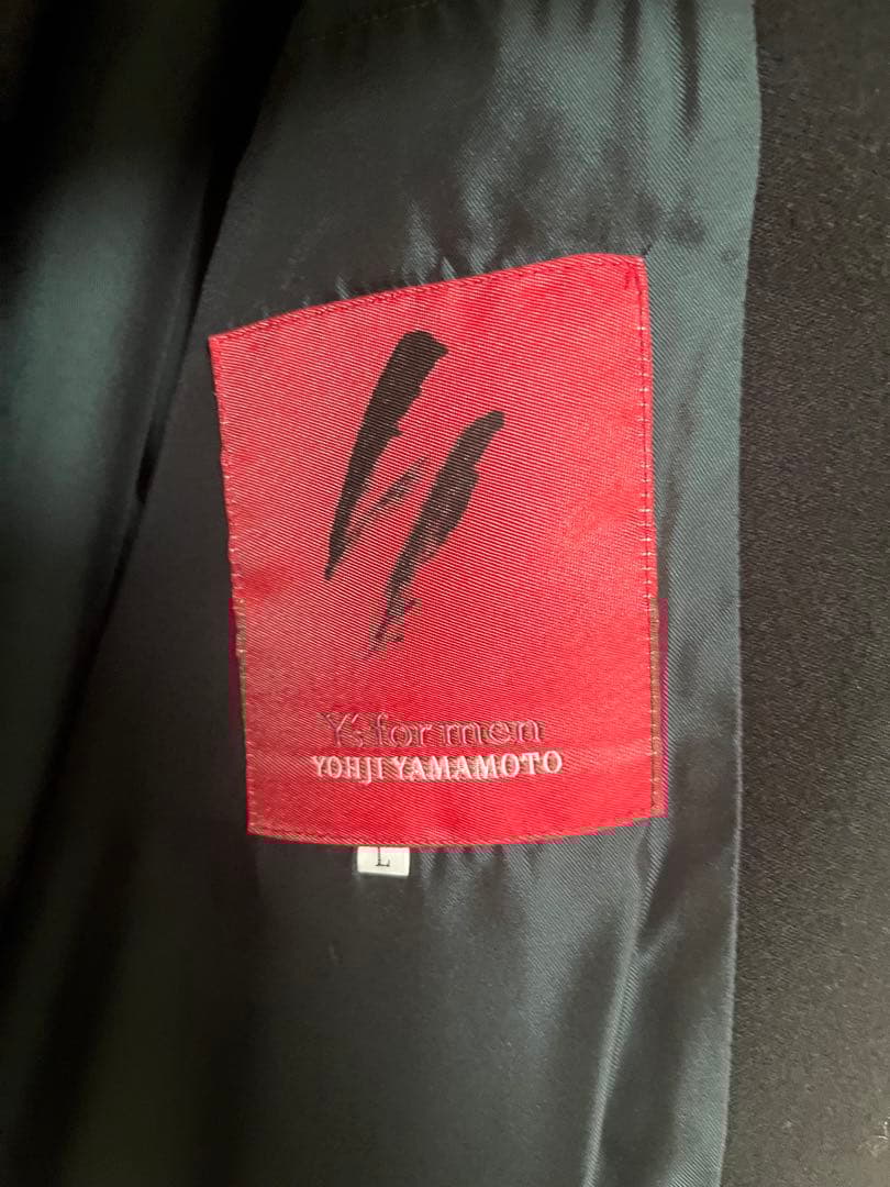 Y's for men ブラックチェスターコート Lサイズ