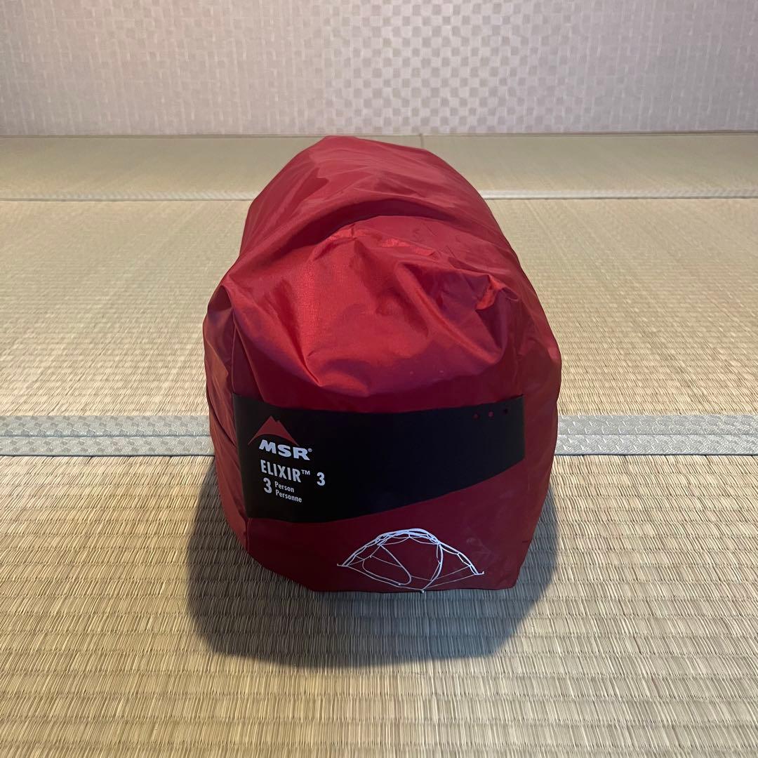 MSR ELIXIR 3 テント 3人用 グレー/レッド