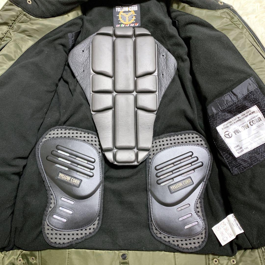 本日限り★YELLOW CORN ウィンタージャケット ライダースオリーブ　3L