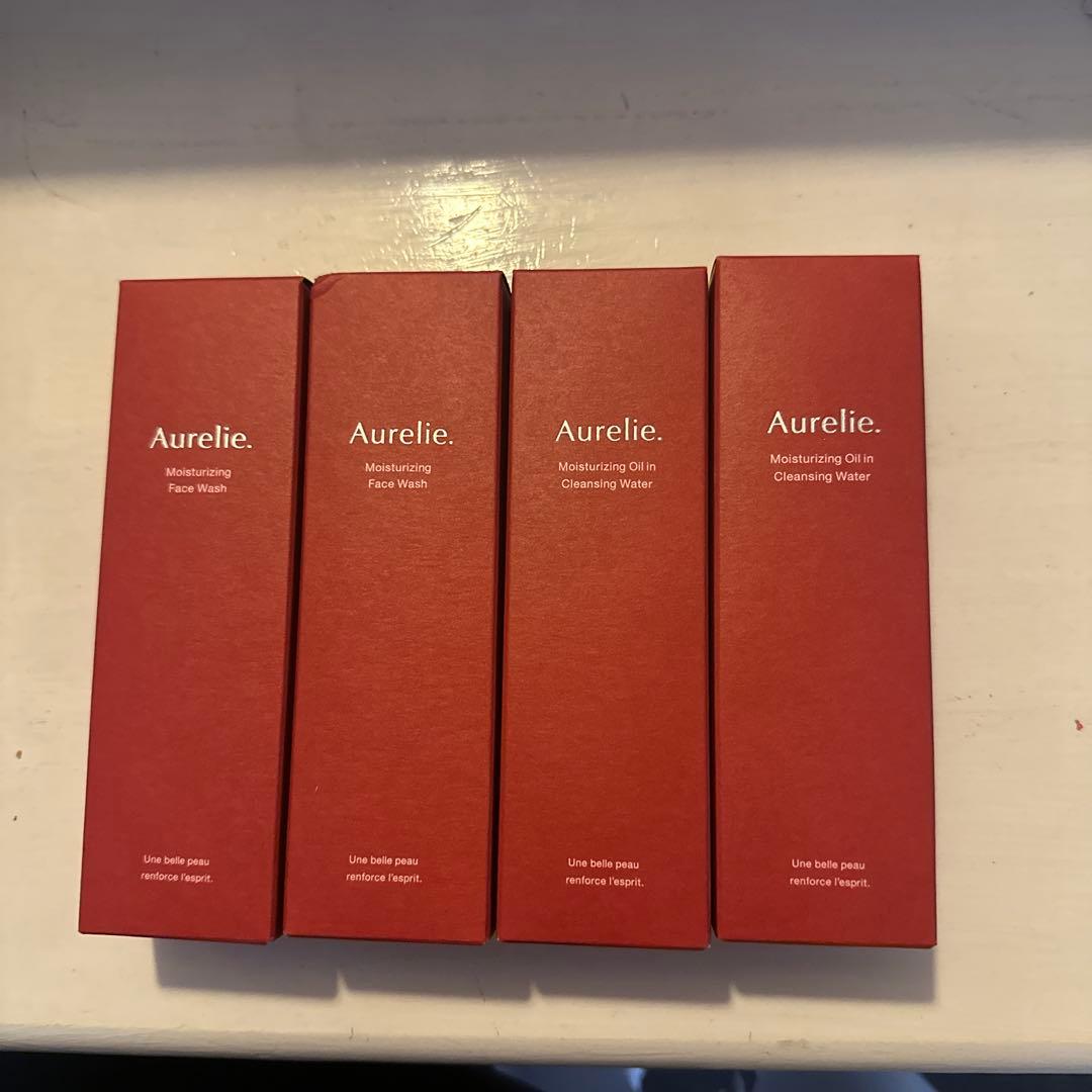 オレリー　クレンジング　洗顔料各2本