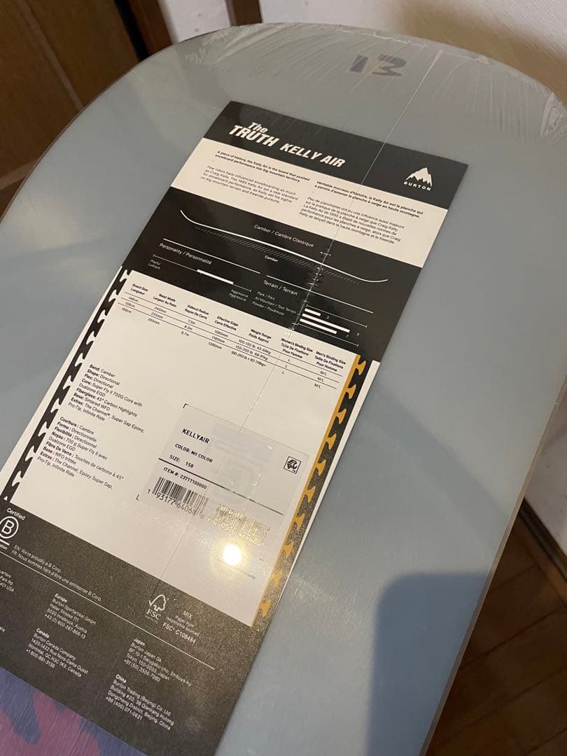 Burton1995 Kelly Air 158 復刻モデル 新品　保証書有