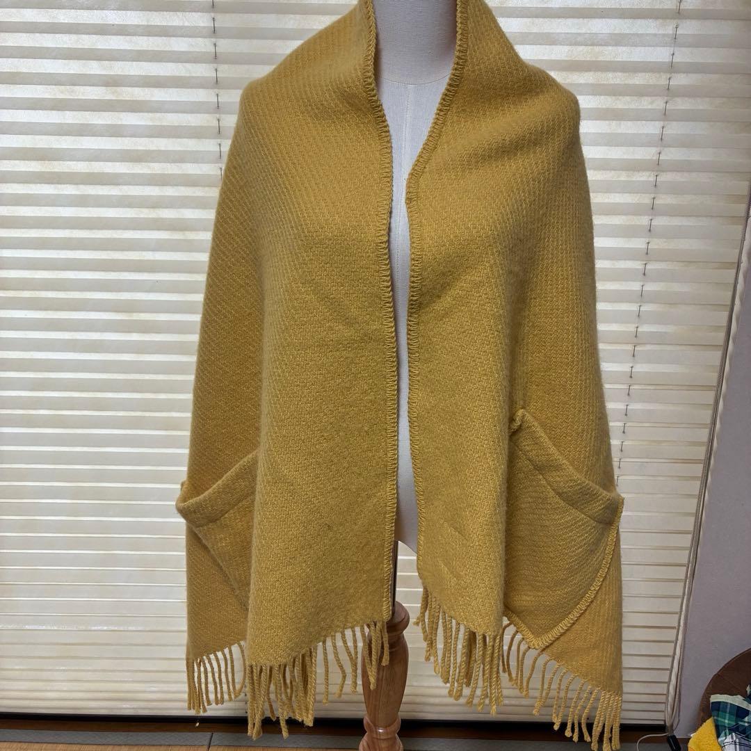 LAPUAN KANKURIT ポケットつきイエローストール