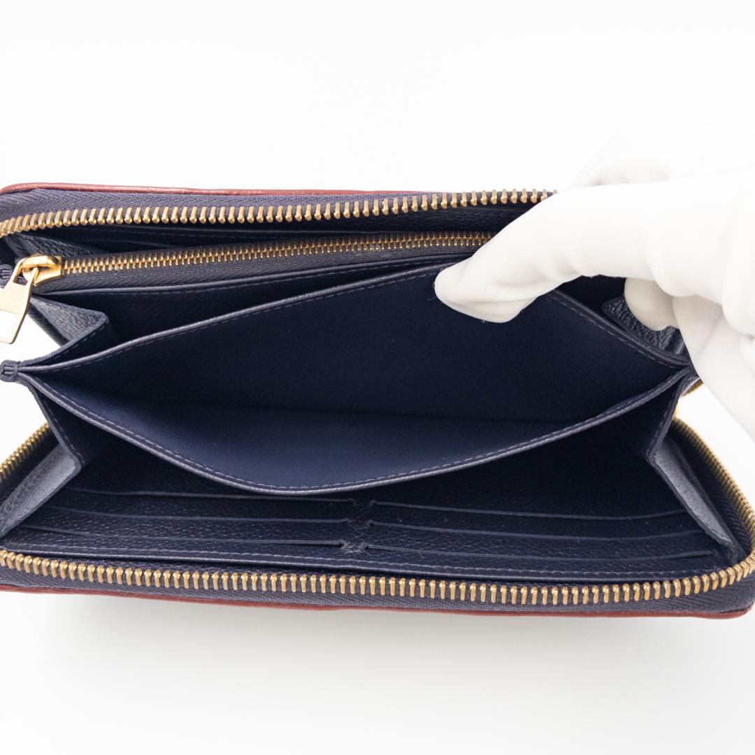 【美品】ルイヴィトン モノグラム アンプラント 新型 ジッピーウォレット 長財布