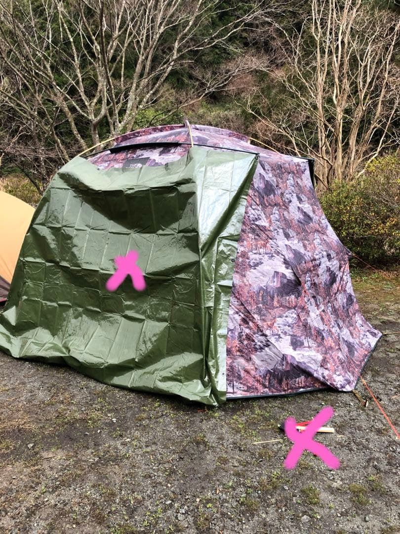 ノースフェイス ホームステッドシェルター ヨセミテ 広い 使用1回だけ