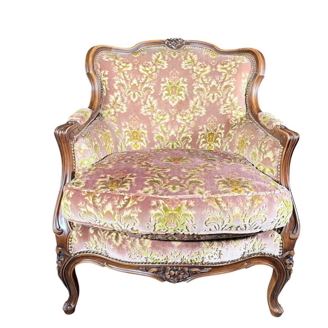 HR385 カリモク DOMANI ルイ15世 ロココ調 猫足 シングル 公