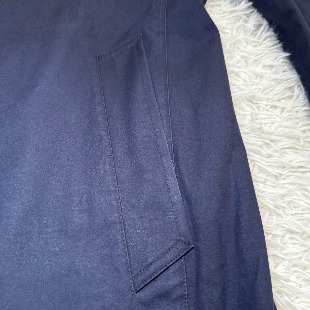 MACKINTOSH LONDONインナー付ゴム引きコート Sサイズ ネイビー