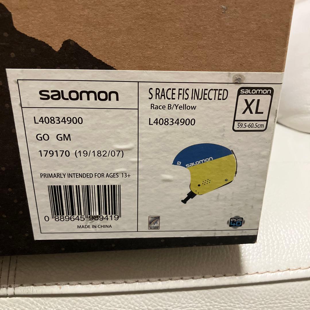美品！Salomon スキーヘルメット FIS ジュニア XL 大人 競技用