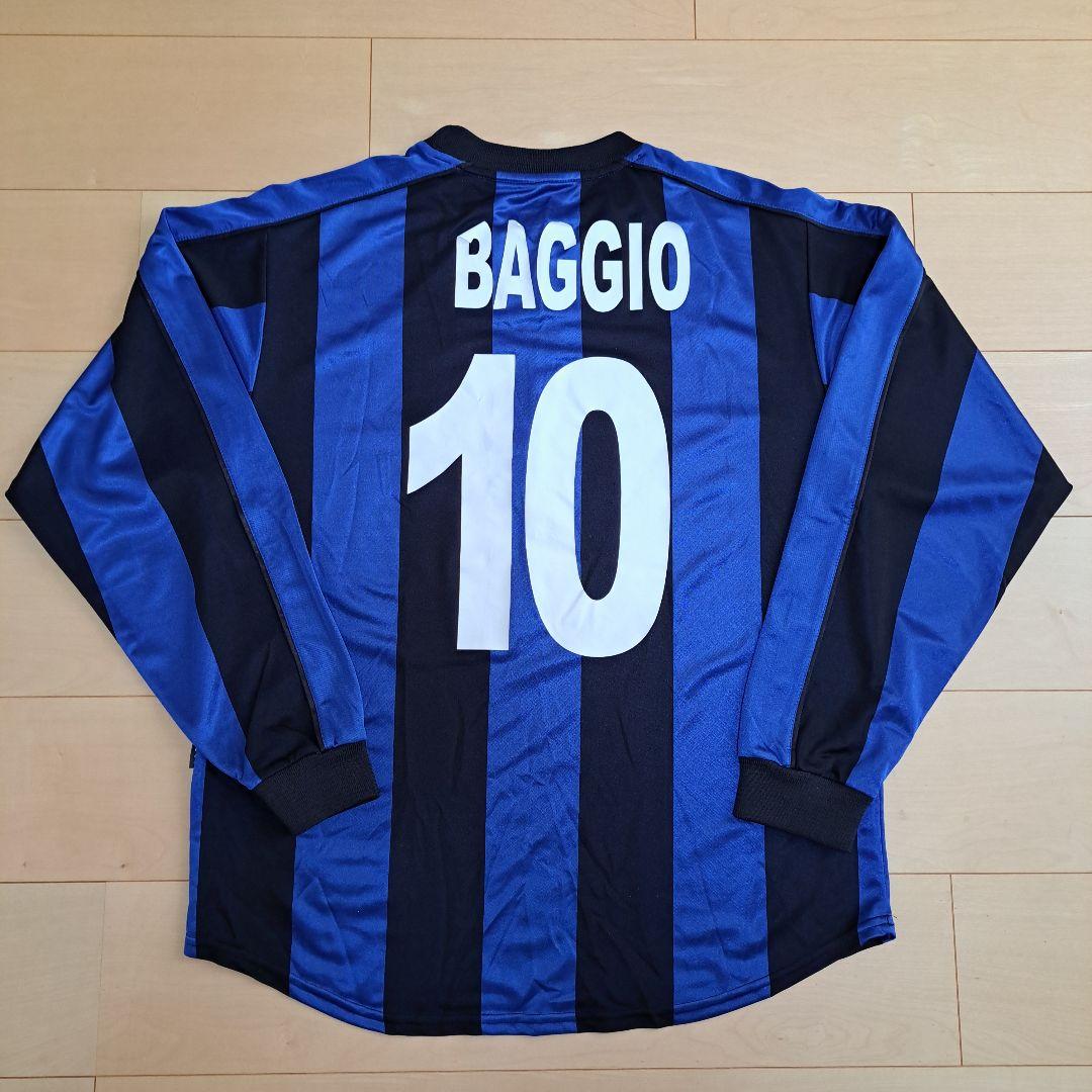 激レア 99-00 インテルミラノ ナイキ ホーム長袖ユニフォーム - メルカリ