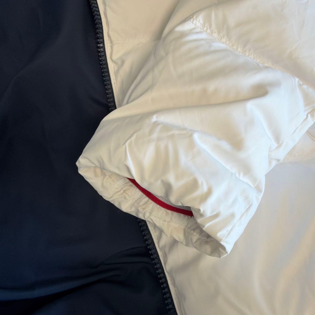  JEANS フード付きダウンジャケット ホワイト