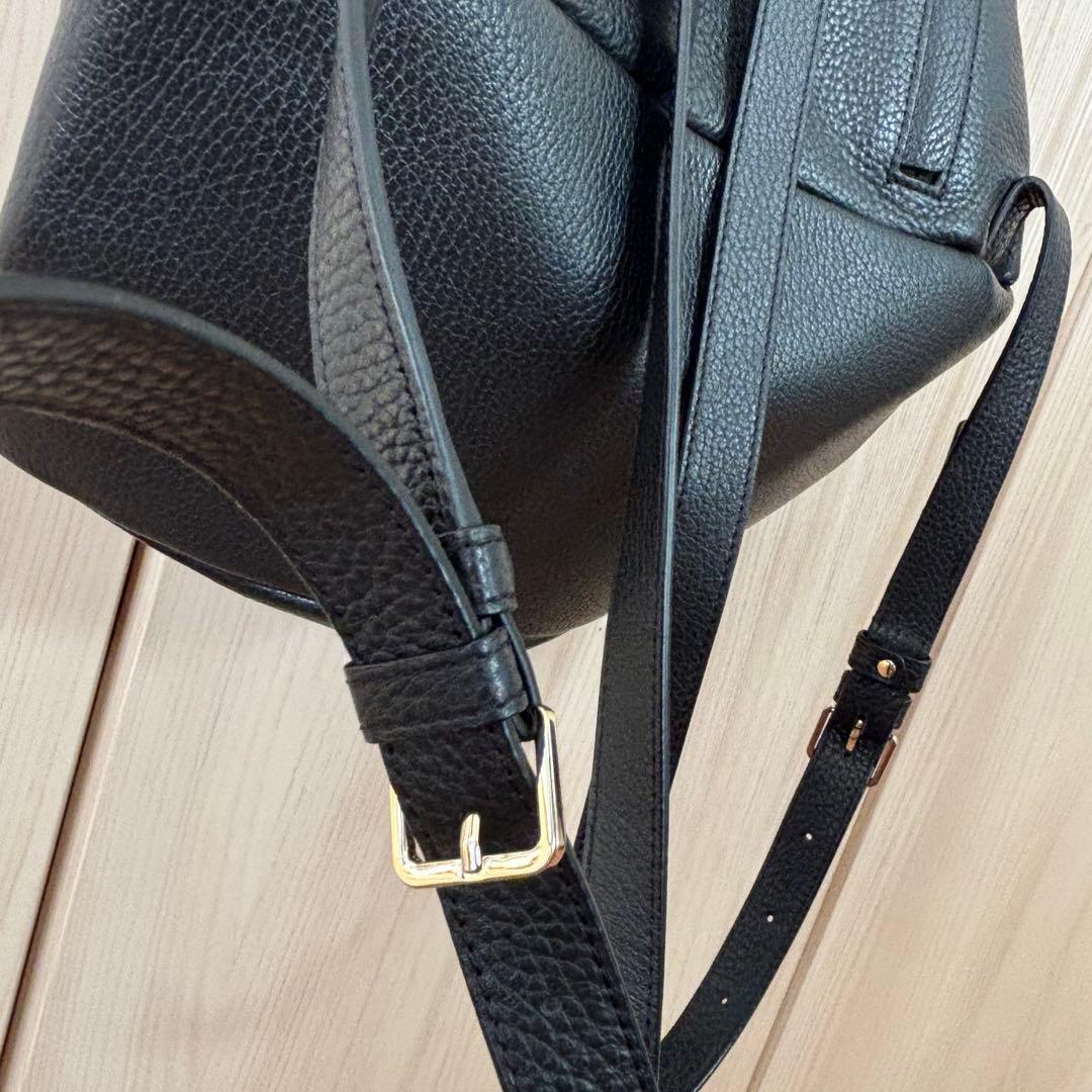 【美品】Agnes b. アニエスベー レザー リュック 本革 レディース 黒