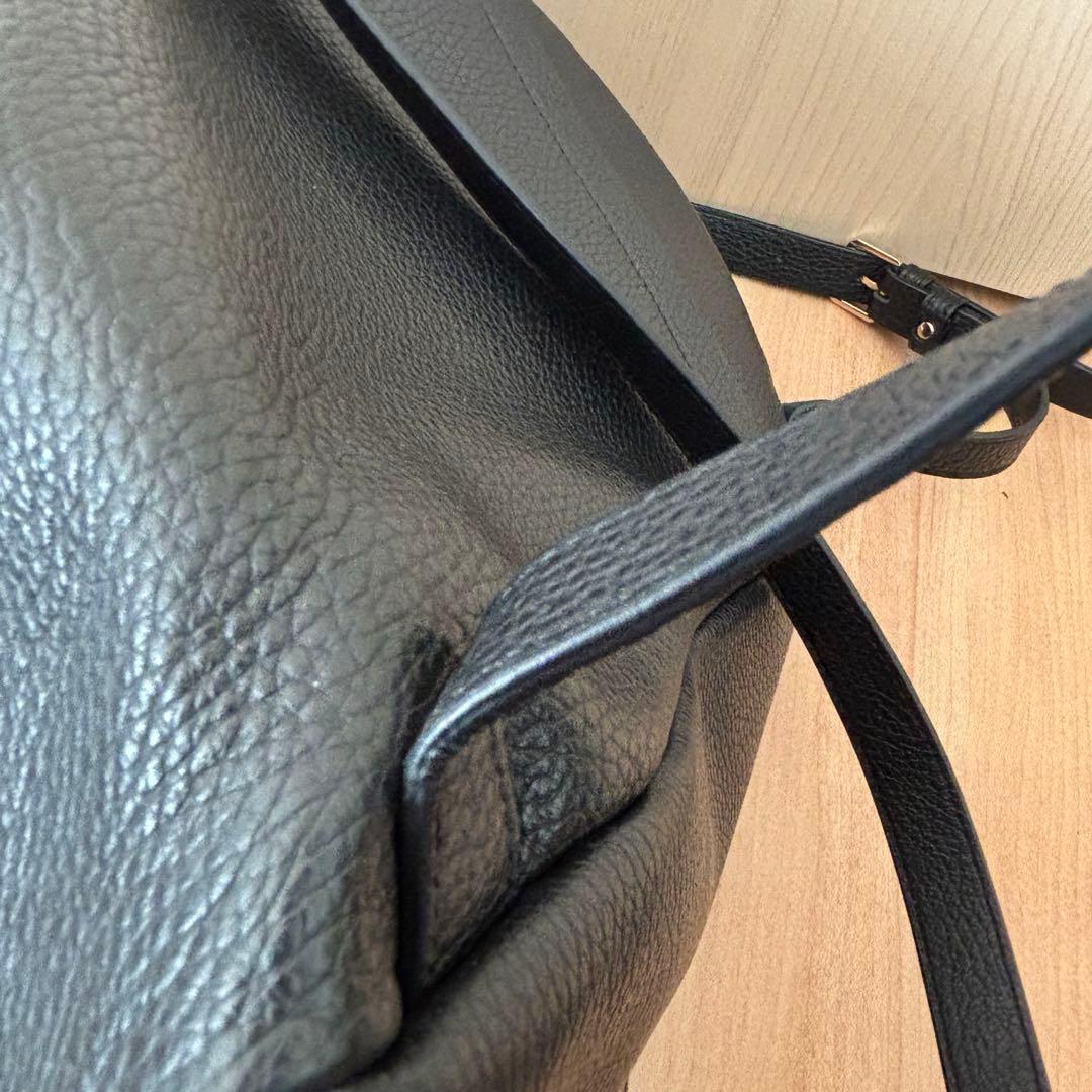 【美品】Agnes b. アニエスベー レザー リュック 本革 レディース 黒