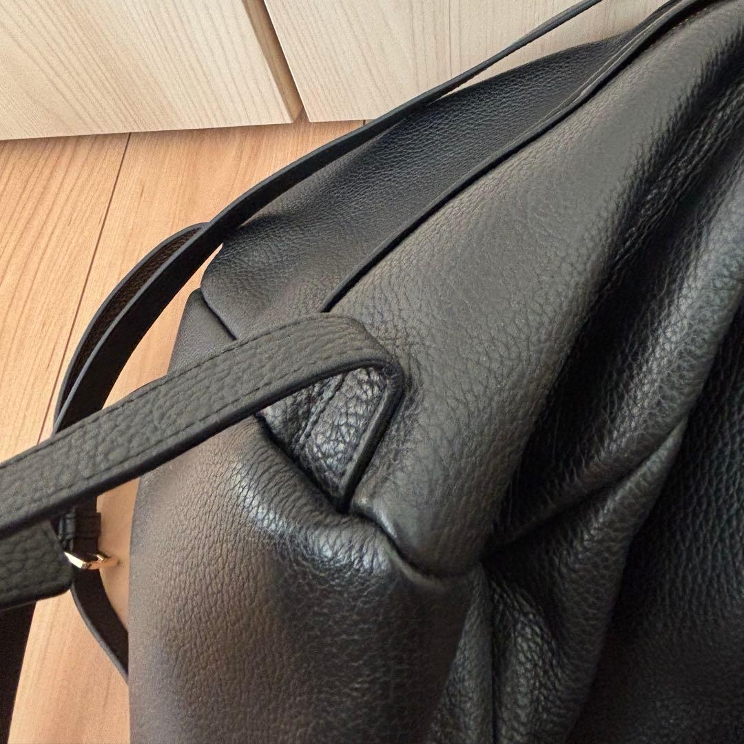 【美品】Agnes b. アニエスベー レザー リュック 本革 レディース 黒