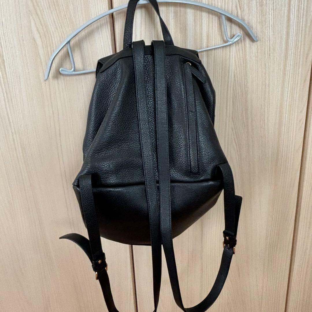 【美品】Agnes b. アニエスベー レザー リュック 本革 レディース 黒