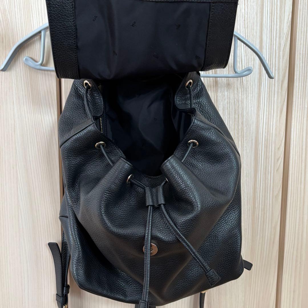 【美品】Agnes b. アニエスベー レザー リュック 本革 レディース 黒